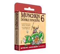Steve Jackson Games | Munchkin 6: Double Dungeons | The Hilarious Fast-Paced Card Game Expansion with 40 Unique Dungeons | For 3 to 6 Players | Ages 10 and Up | English