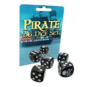 Steve Jackson Games Pirate Dice D6 Set | Custom Dice, Perfect for DND, RPGs, Tabletop Games, and Role-Playing Adventures