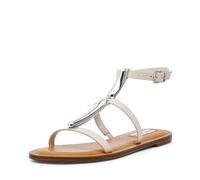 Steve Madden Alma, Sandalia Mujer, Cuero Color Hueso, 40 EU