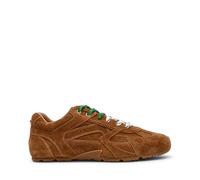 Steve Madden Asiel ASIE01S1 Suede Camel Marrone Scarpe Donna Sneakers Tessuto Doppio laccio 40