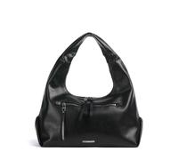 Steve Madden BIVA Bolso de hobo negro, imitación de cuero, mujer