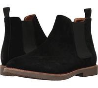 Steve Madden - Botas Chelsea Highline para hombre, Gamuza negra, 44 EU