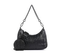 Steve Madden BVEGA Bolso de hombro negro, imitación de cuero, mujer