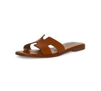 Steve Madden Hadyn, Sandalia Mujer, Piel coñac, 41 EU