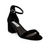 Steve Madden Irenee, Sandalia de Vestir Mujer, Gamuza Negra, 39 EU
