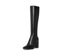 Steve Madden Lizah, Botas a la Altura de Rodilla Mujer, Black, 39 EU