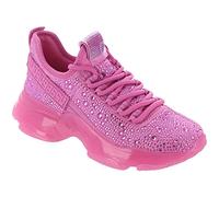 Steve Madden Maxima - Zapatillas Deportivas para Mujer, Diamantes de imitación de Color Rosa., 36-37 EU