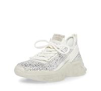 Steve Madden Maxima, Zapatillas Mujer, Diamantes de imitación Blancos, 38 EU