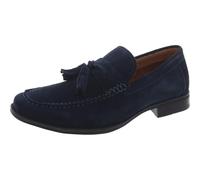 Steve Madden Mocasines Gollie para hombre, Azul Marino Gamuza, 40 EU