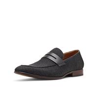 Steve Madden Mocasines Jules estilo conducción para hombre, Negro/Negro, 45 EU