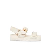 Steve Madden Mona Sandals Bone Leather Talla: 39 | Chancletas Outlet | Mujer | Blanco