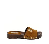 STEVE MADDEN Mules de ante Carrmen. Color Coñac