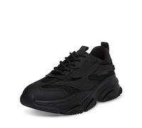 Steve Madden Poseer, Zapatillas Hombre, Negro y Blanco, 41 EU