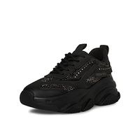 Steve Madden Posesión, Zapatillas Mujer, Diamante de imitación Negro, 38 EU