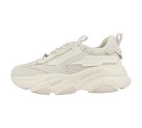 Steve Madden Possession-E Zapatillas Low Top Mujer Beige Ante/Tejido