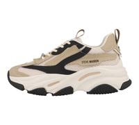 Steve Madden Possession-E Zapatillas Low Top Mujer Beige Ante/Tejido