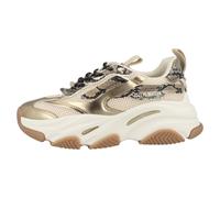 Steve Madden Possession-E Zapatillas Low Top Mujer Beige Ante/Tejido