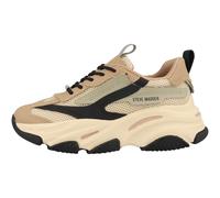 Steve Madden Possession-E Zapatillas Low Top Mujer Beige Ante/Tejido
