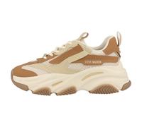 Steve Madden Possession-E Zapatillas Low Top Mujer Beige Ante/Tejido