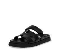 Steve Madden Sandalias Mayven para mujer, Piel negra., 38 EU