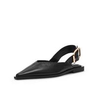 Steve Madden Shay - Zapatos planos tipo ballet para mujer, Cuero negro, 38 EU