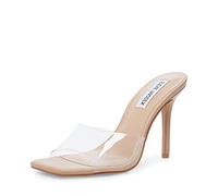 Steve Madden Signal Vestido Abierto para Mujer, Blanco (Transparente), 38 EU