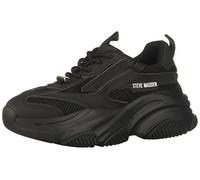 Steve Madden Tenis Besitz para Mujer, Black, 38 EU