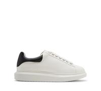 Steve Madden Tenis esmerilados para Hombre, Blanco Multi, 40 EU