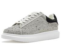 Steve Madden Tenis Icebox para Hombre, Plateado/Multicolor, 42 EU