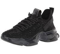 Steve Madden Tenis Maxima para Mujer, Black, 38 EU