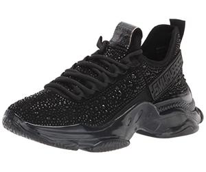 Steve Madden Tenis Maxima para Mujer, Black, 38 EU