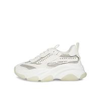 Steve Madden Possession - Zapatillas de plataforma para mujer, Vidriante Blanco, 39 EU