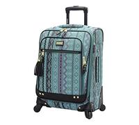 Steve Madden Unisex-Adult (Luggage Only) Carry on Bag with Spinner Wheels, Legends Turquoise, 20in
