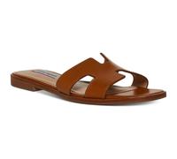 Steve Madden Women's Hadyn Sandal, Cognac Leather, 7.5