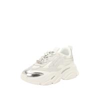 STEVE MADDEN Zapatillas deportivas bajas 'Posses' beige / ecru / plata 36 beige / ecru / plata