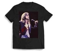 Steve Perry Rock Man Men T-Shirt Black M