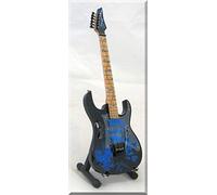 STEVE VAI Guitarra miniatura Ibanez blue Floral