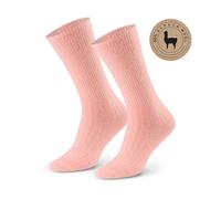 STEVEN Calcetines de 50% lana de alpaca para mujer y hombre: hipoalergénicos, termoaislantes, sin costuras, con un puño delicado, cómodos y agradables al tacto, tille EU 38-40