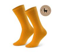 STEVEN Calcetines de 50% lana de alpaca para mujer y hombre: hipoalergénicos, termoaislantes, sin costuras, con un puño delicado, cómodos y agradables al tacto, tille EU 44-46