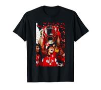 Steven Gerrard Levanta el Trofeo Copa Mundial de Fútbol Liverpool Camiseta
