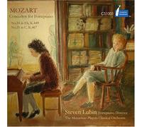 Steven Lubin (solo keyboard), The Mozartean Players Classical Orchestra - Mozart Concertos for Fortepiano No. 14 in Eb, K.449 and No. 21 in C, K.467