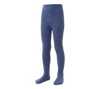 STEVEN Medias de algodón lisas y suaves para niños/Altura 27"-62"/Perfectas para los días más fríos/Opacas/Medias para niños/Unisex/Edades 0-11/Vaqueros/50-53".