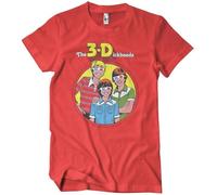 Steven Rhodes Camiseta The 3-Dickheads DTR-1-SR164-DTF894, rojo, L