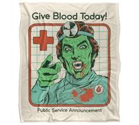 Steven Rhodes Give Blood Today Manta súper Suave con Tacto Sedoso - 152 x 127 cm