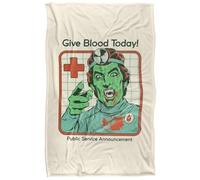 Steven Rhodes Give Blood Today Manta súper Suave con Tacto Sedoso - 91 x 147 cm