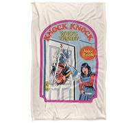 Steven Rhodes Knock Knock Who's There Manta súper Suave con Tacto Sedoso - 91 x 147 cm