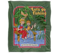 Steven Rhodes Let's Go Fishing Manta súper Suave con Tacto Sedoso - 152 x 127 cm