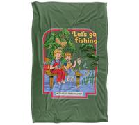 Steven Rhodes Let's Go Fishing Manta súper Suave con Tacto Sedoso - 91 x 147 cm