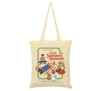 Steven Rhodes Let's Summon Demons - Bolsa de mano, color crema, crema