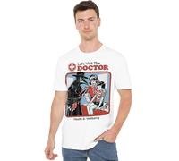 Steven Rhodes Let's Visit The Doctor Camiseta Unisex, Blanco, X-L